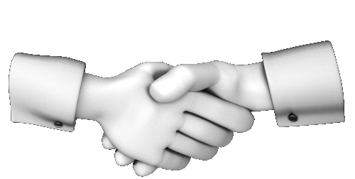handshake between both players